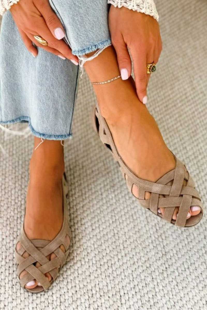 WOVEN SUMMER SANDALS FOR WOMEN