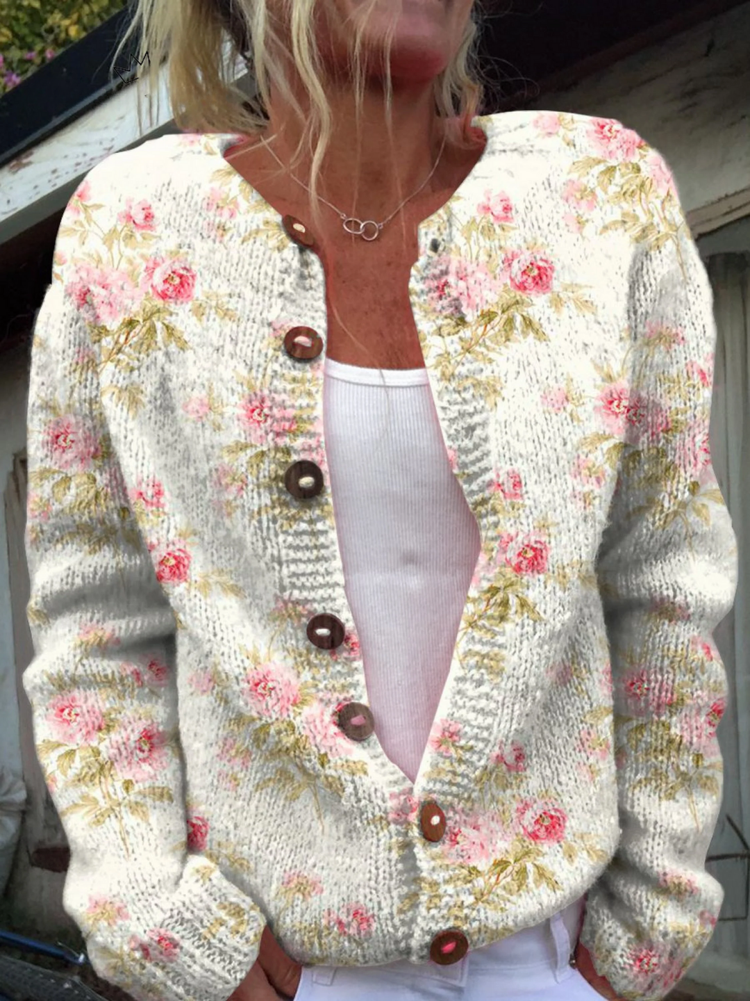 Anna™ | Vintage Flower Cardigan