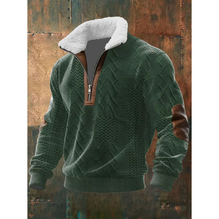 HIGH COLLAR FLEECE PULLOVER