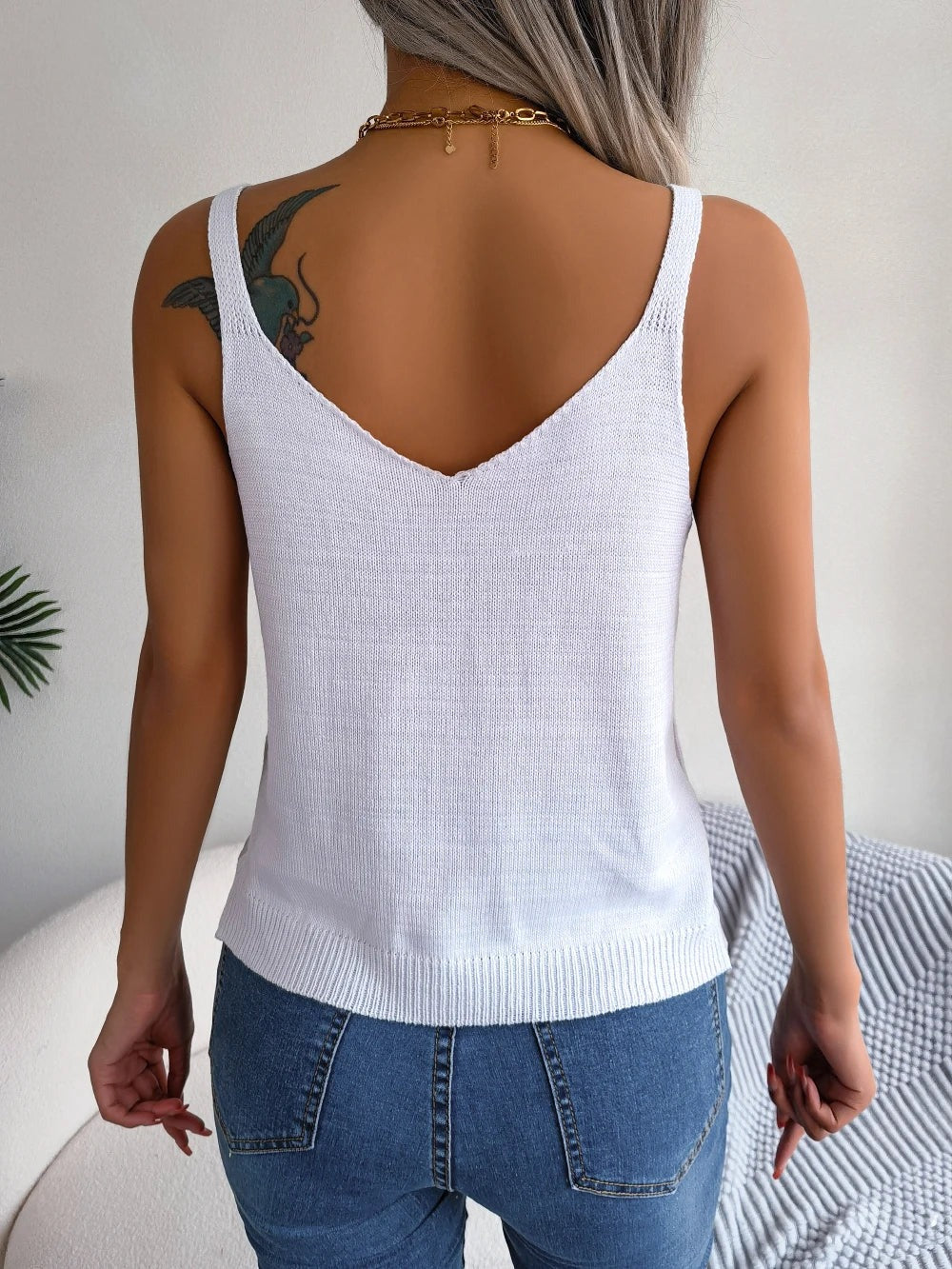 Débardeur en tricot texturé Tulum