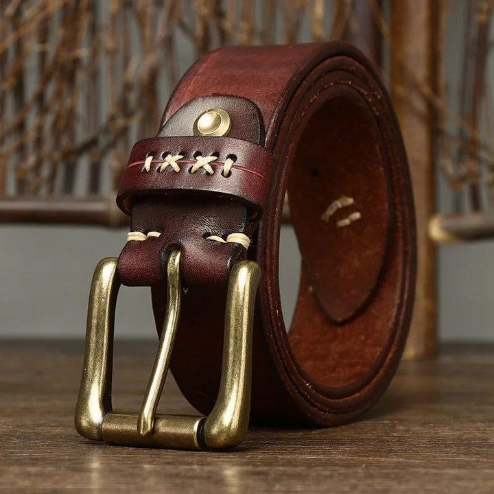Ceinture en cuir de buffle