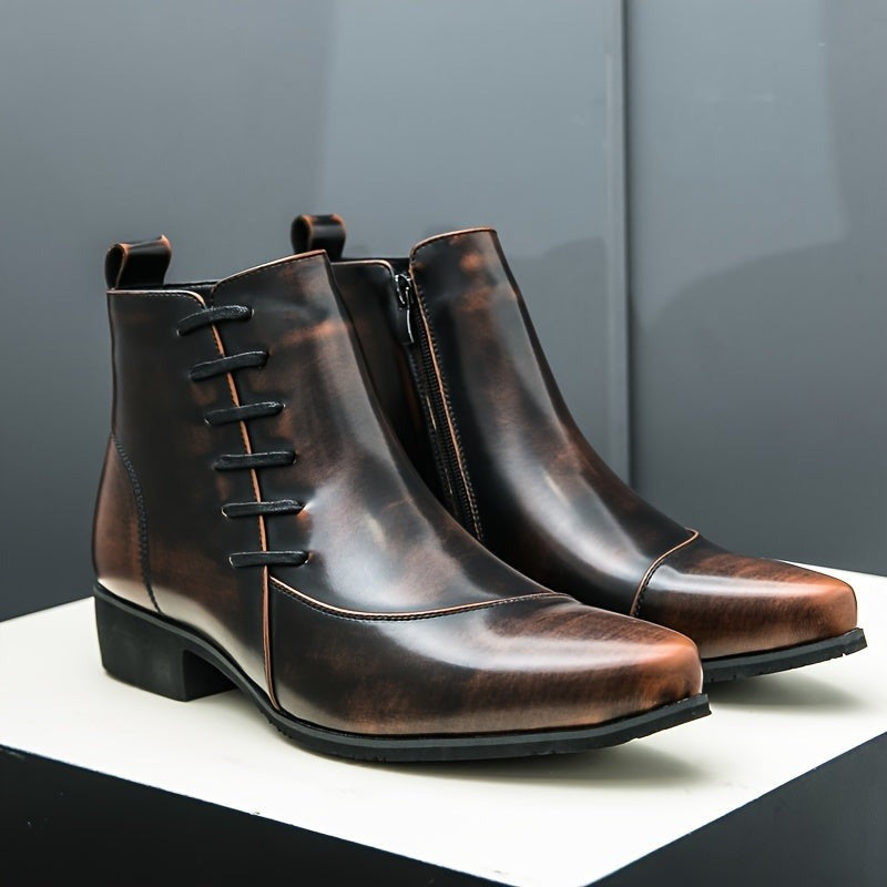 BOTTINES EN CUIR SAMUEL THATCHER