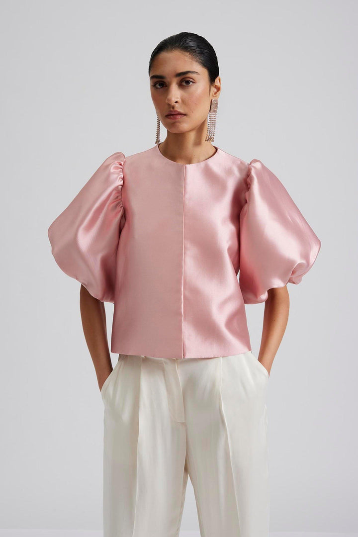 Chemise Cleo – Élégance aérée avec manches ballon