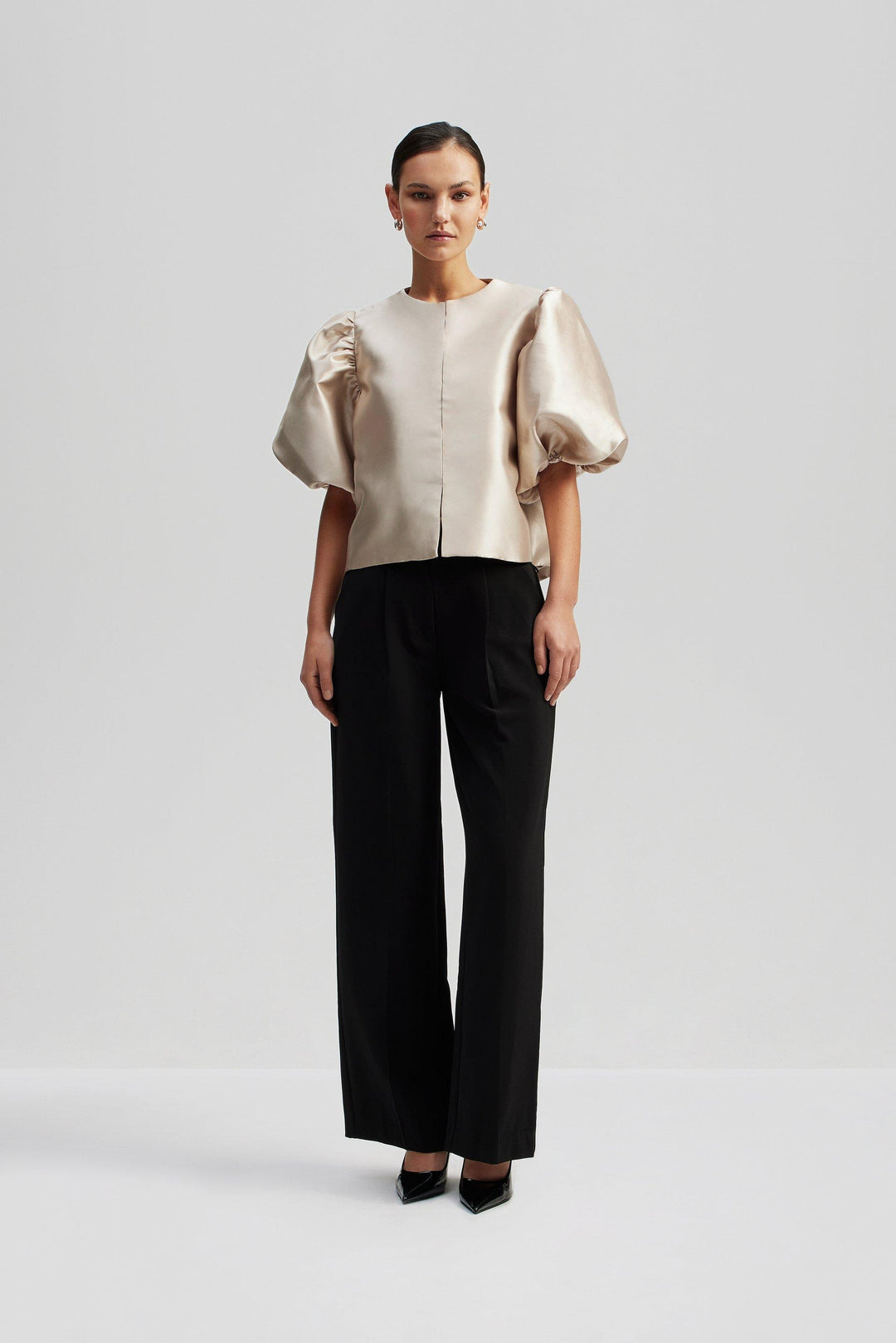 Chemise Cleo – Élégance aérée avec manches ballon
