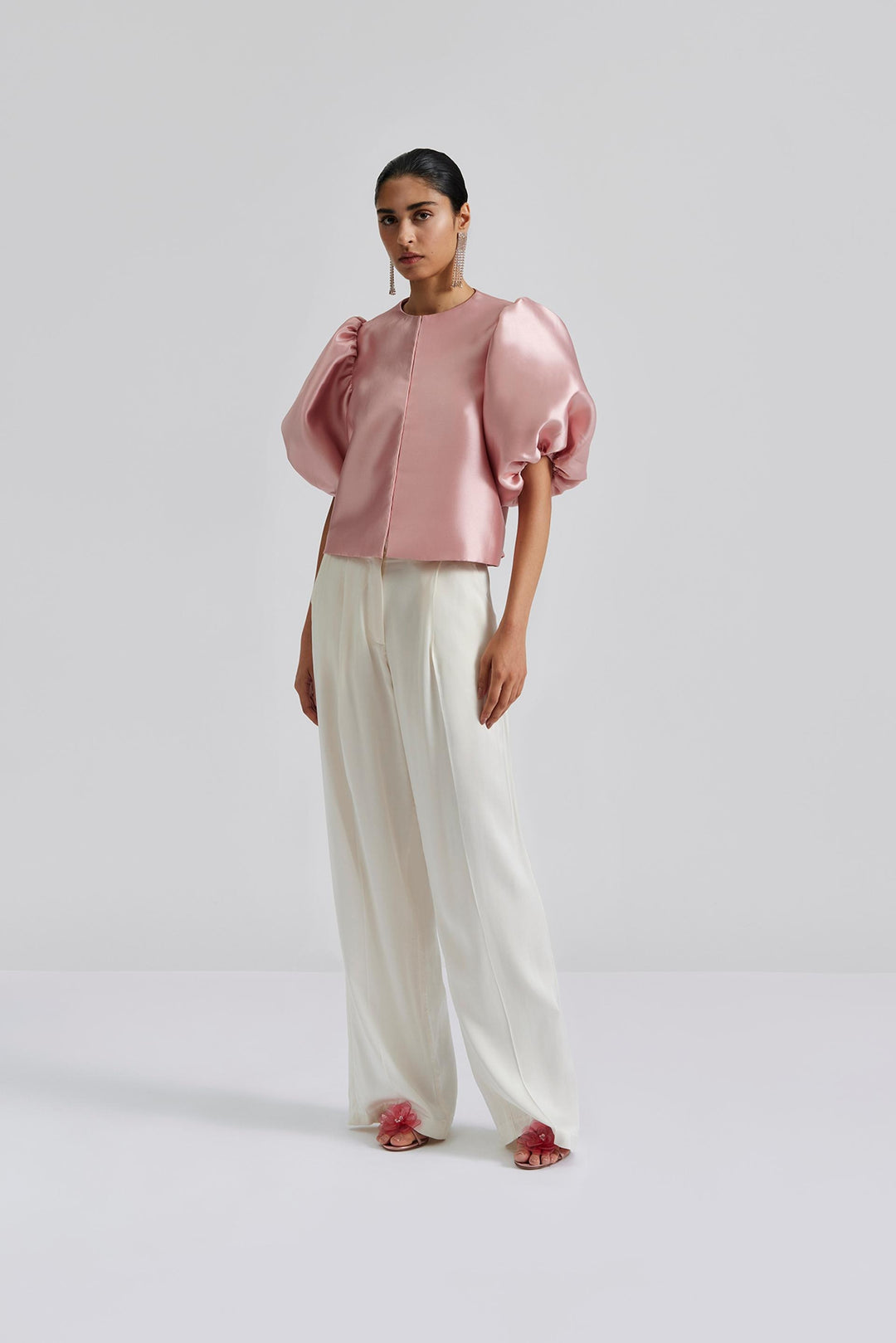 Chemise Cleo – Élégance aérée avec manches ballon