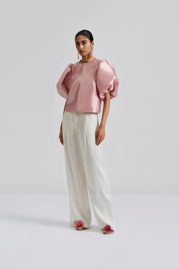 Chemise Cleo – Élégance aérée avec manches ballon