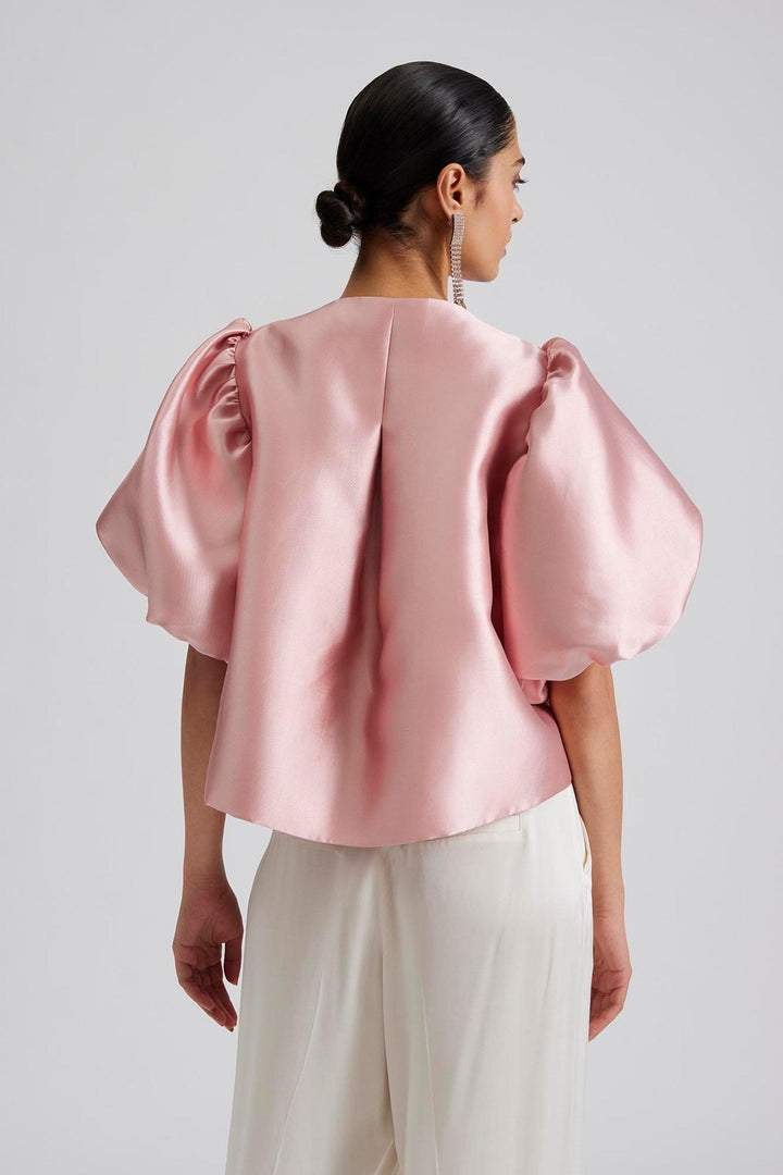 Chemise Cleo – Élégance aérée avec manches ballon