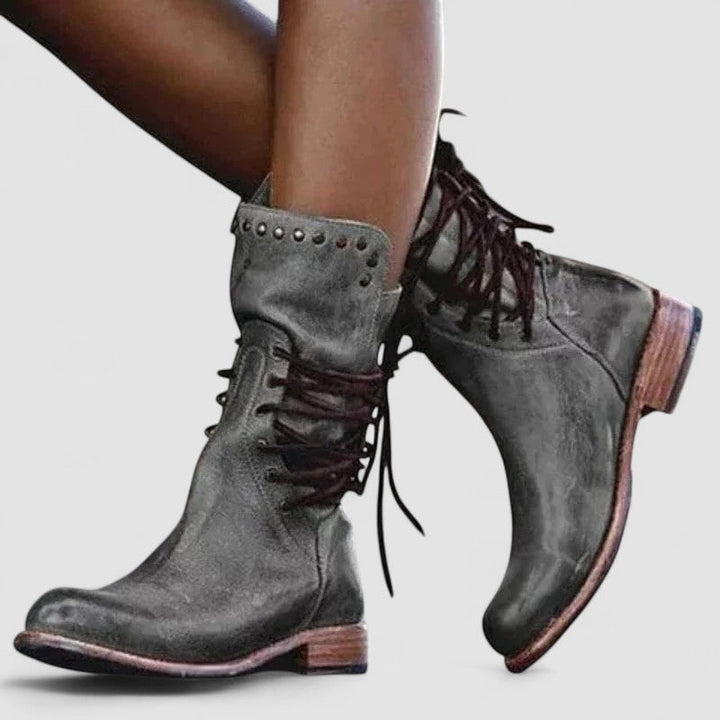Mae | Lace-Up Ankle Boot