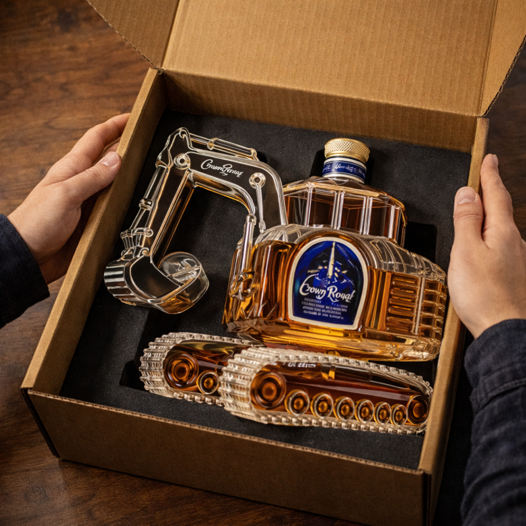 Whiskey Decanter – Excavator Edition
