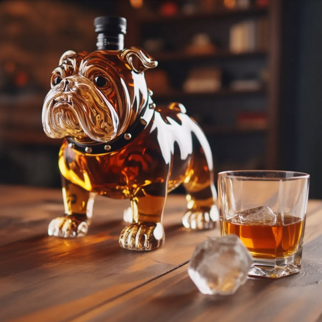 Whiskey Decanter – Bulldog Edition