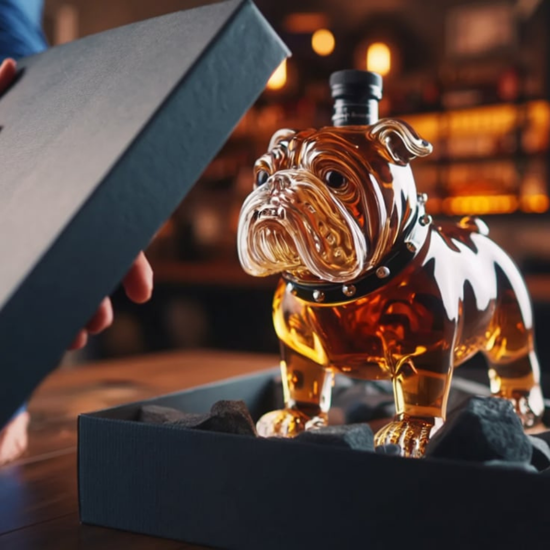 Whiskey Decanter – Bulldog Edition