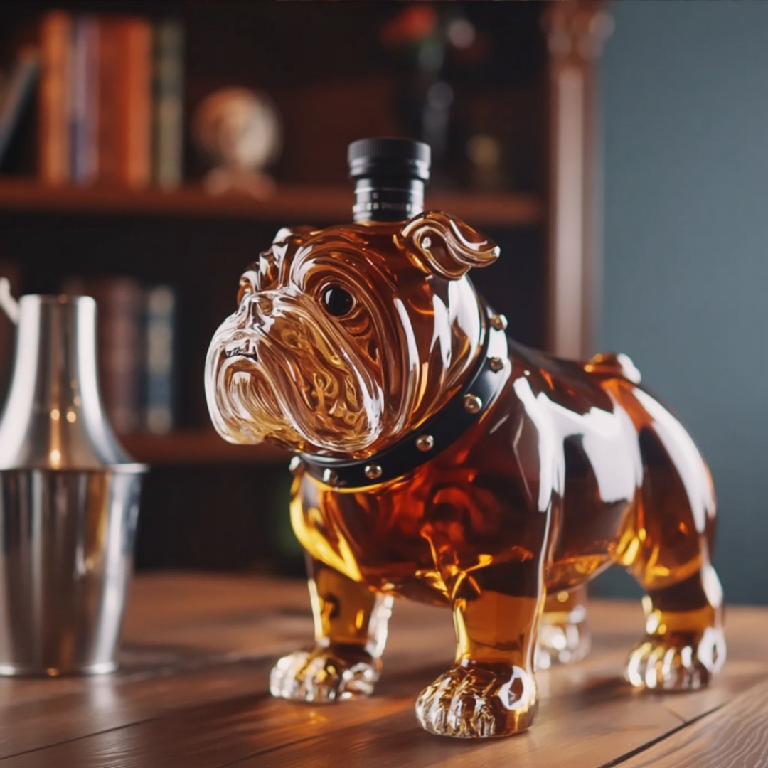 Whiskey Decanter – Bulldog Edition