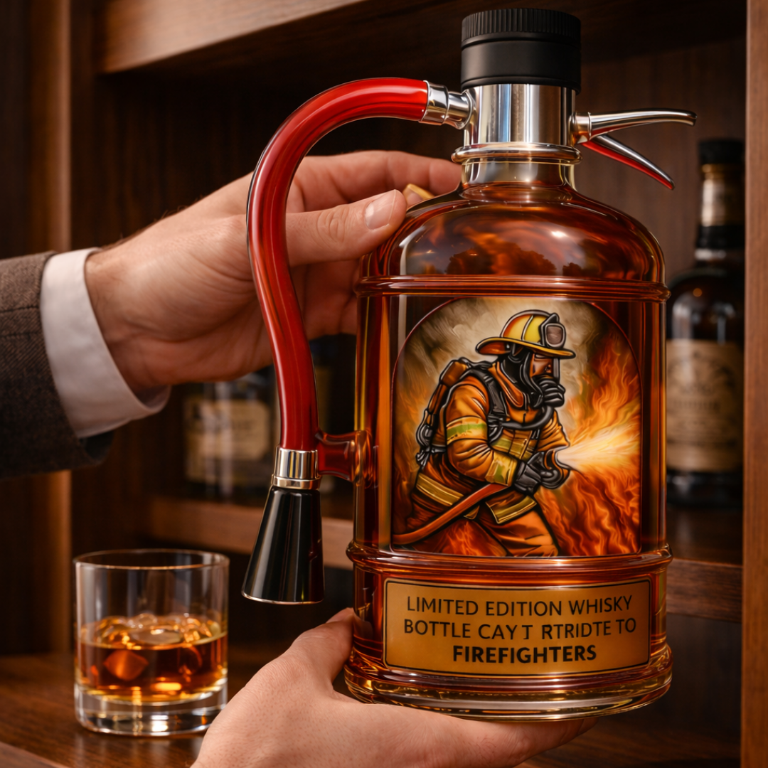 Whiskey Decanter – Fire Extinguisher Edition