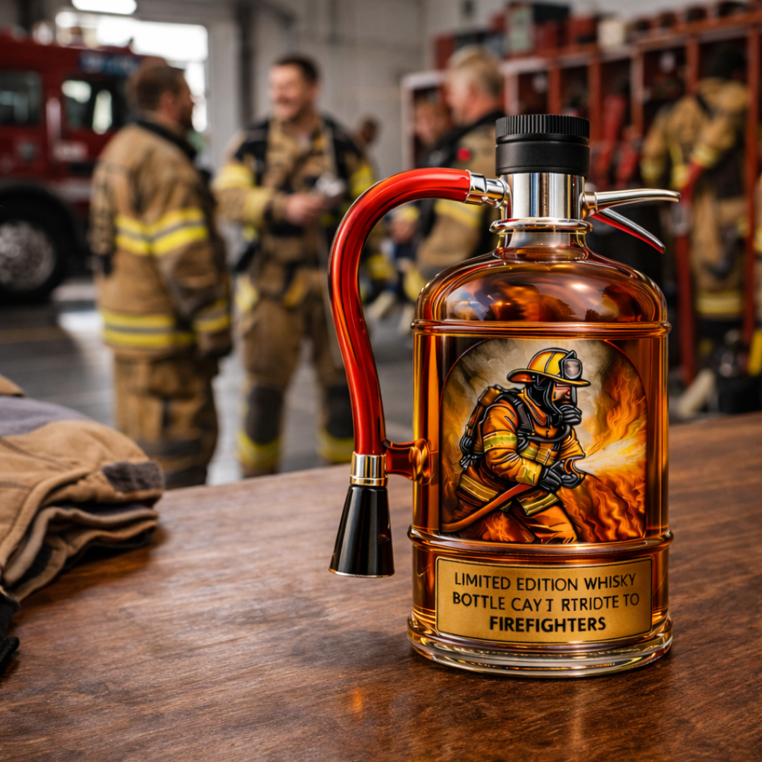 Whiskey Decanter – Fire Extinguisher Edition