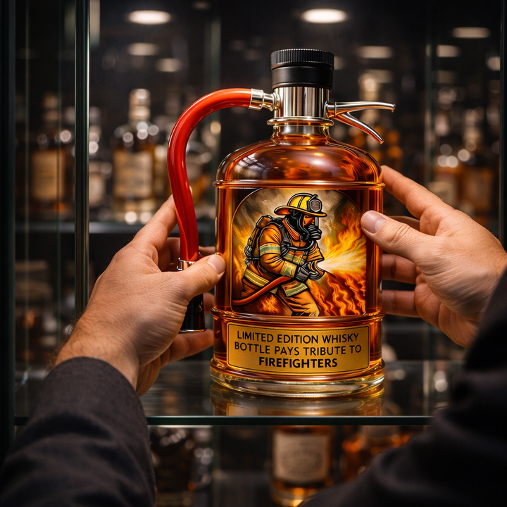 Whiskey Decanter – Fire Extinguisher Edition