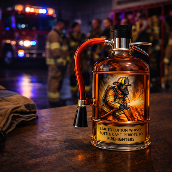 Whiskey Decanter – Fire Extinguisher Edition