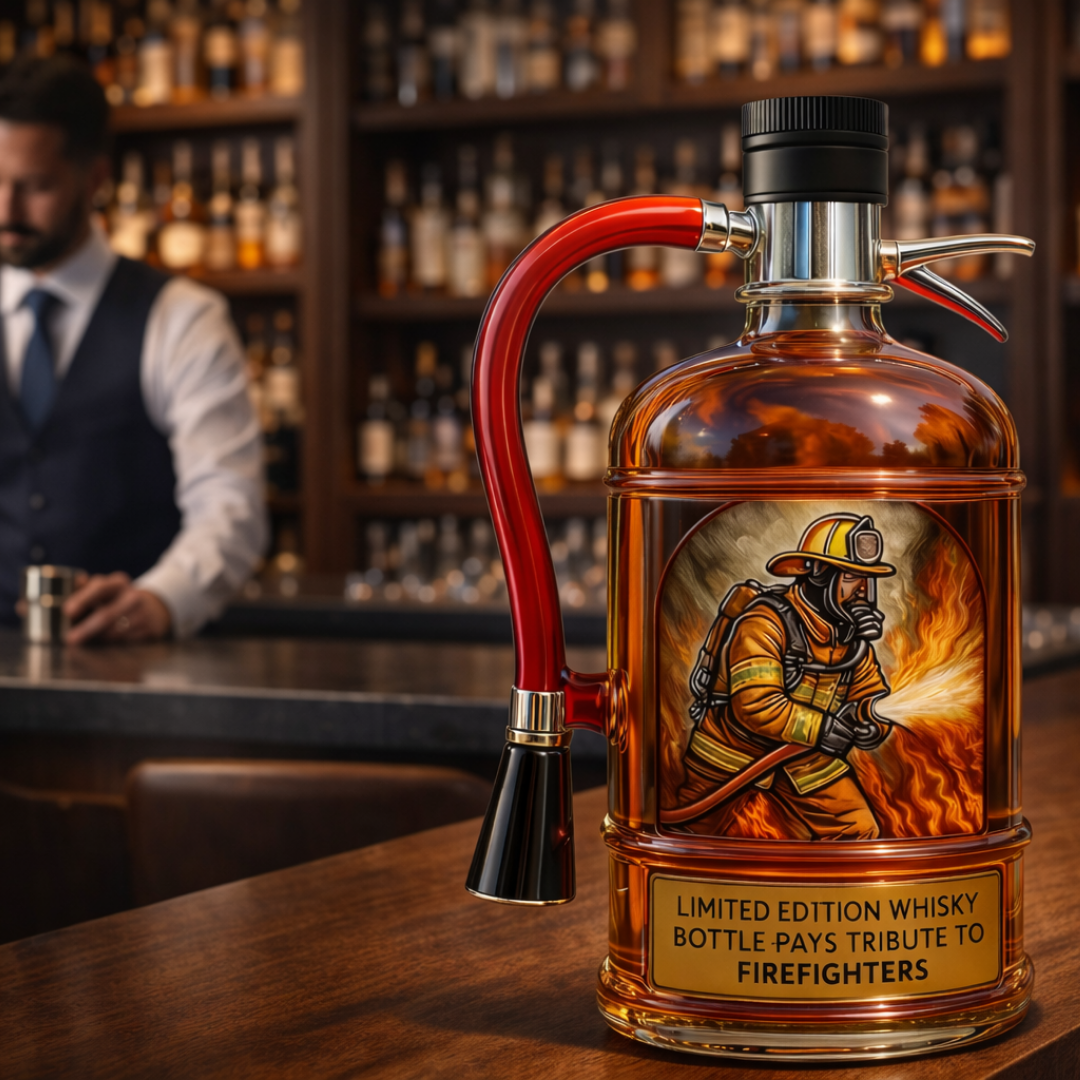 Whiskey Decanter – Fire Extinguisher Edition