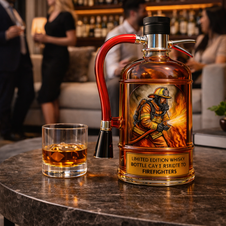 Whiskey Decanter – Fire Extinguisher Edition