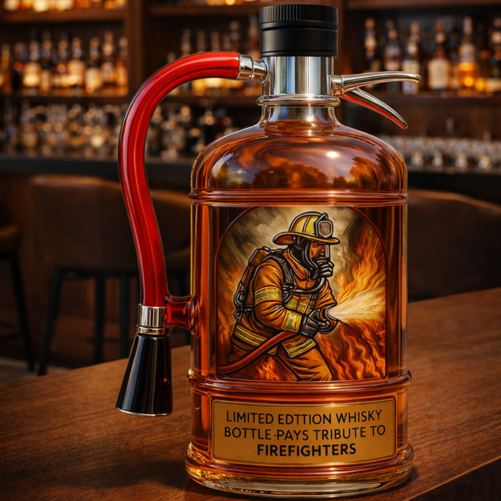 Whiskey Decanter – Fire Extinguisher Edition
