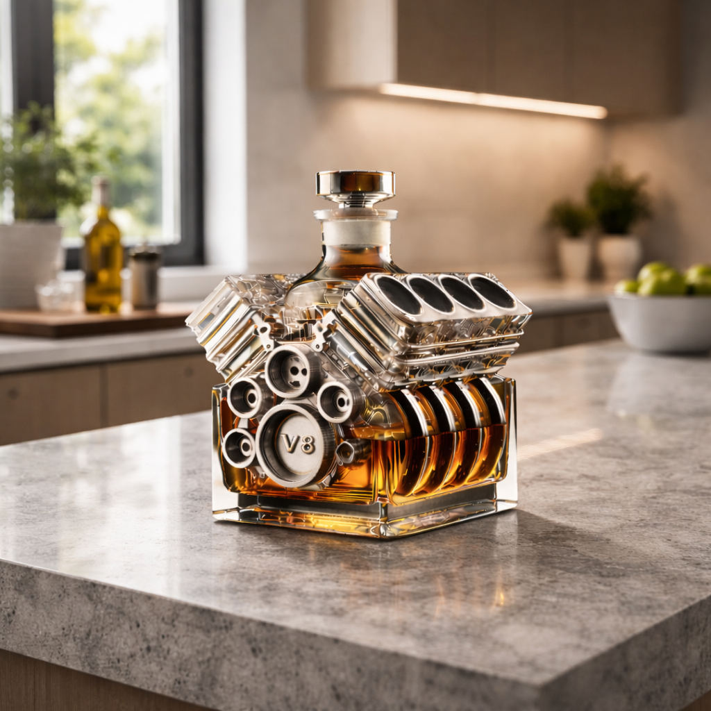Whiskey Decanter – V8 Engine Edition