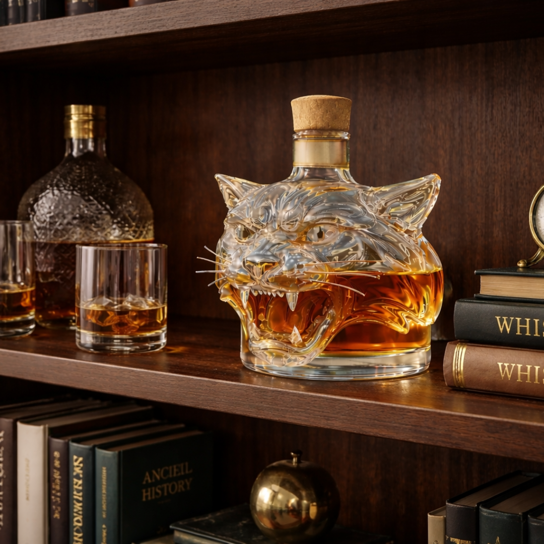 Whiskey Decanter – Tiger Edition