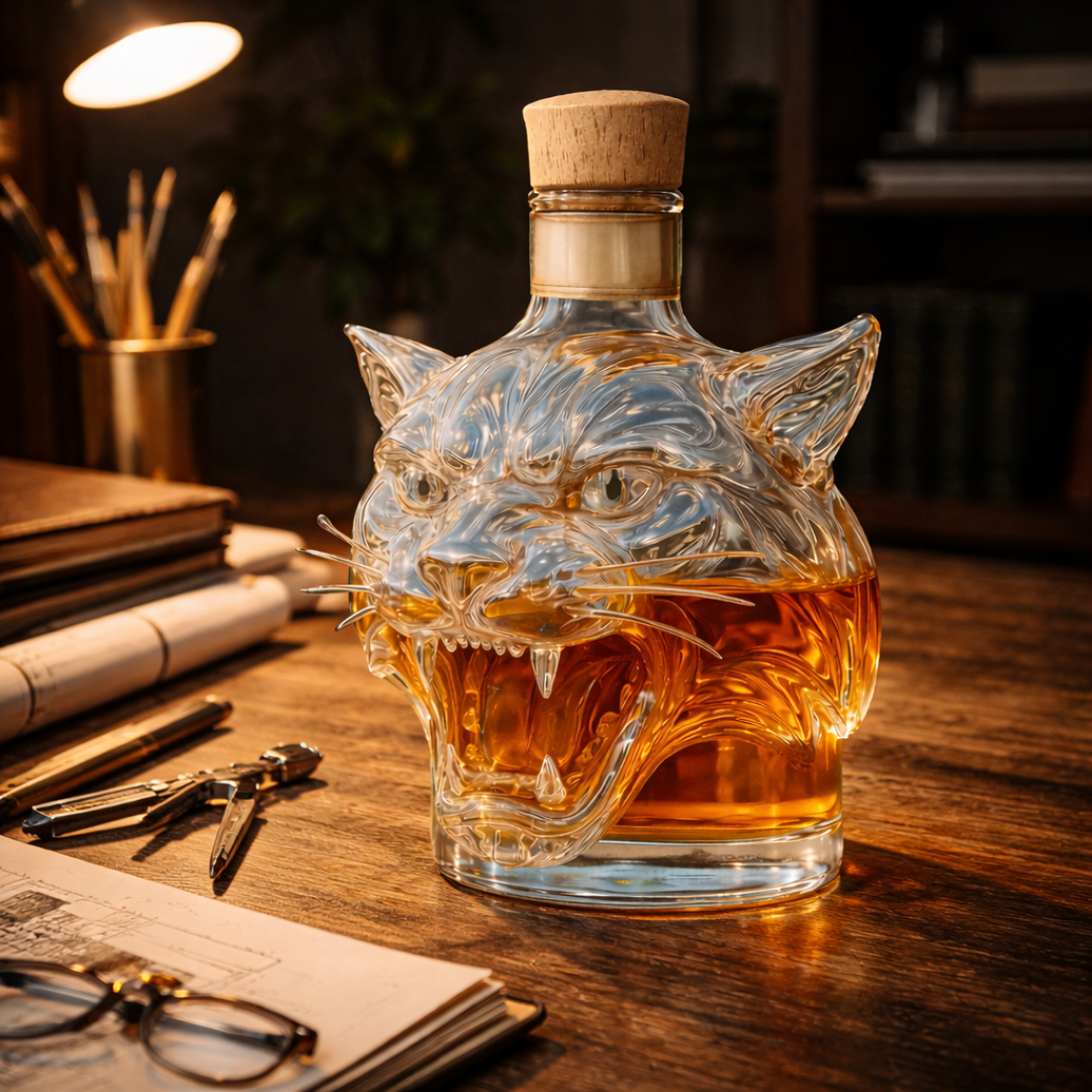 Whiskey Decanter – Tiger Edition
