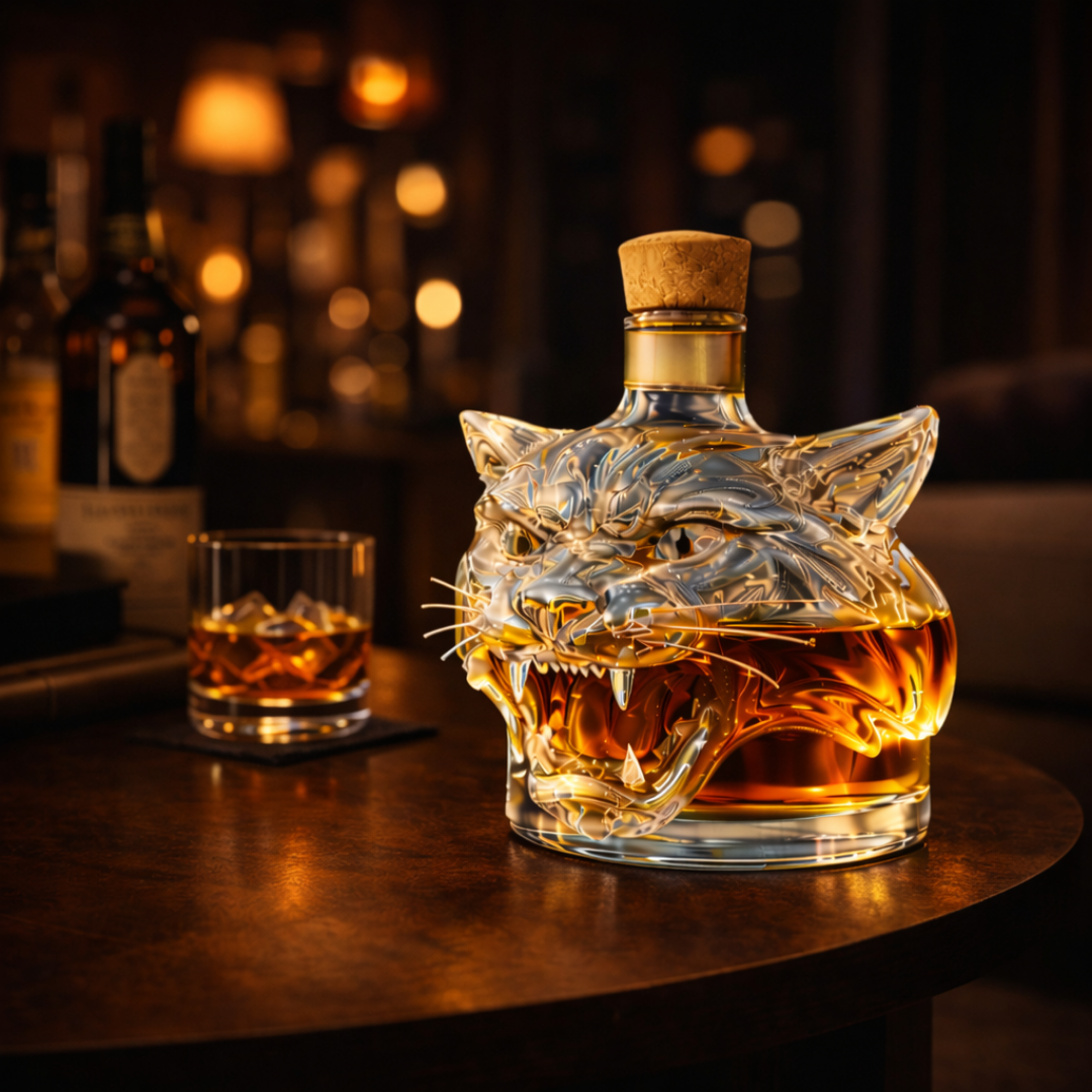 Whiskey Decanter – Tiger Edition