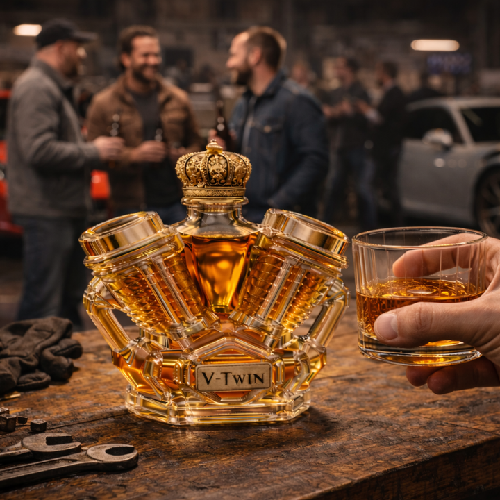 Whiskey Decanter – V-Twin Edition