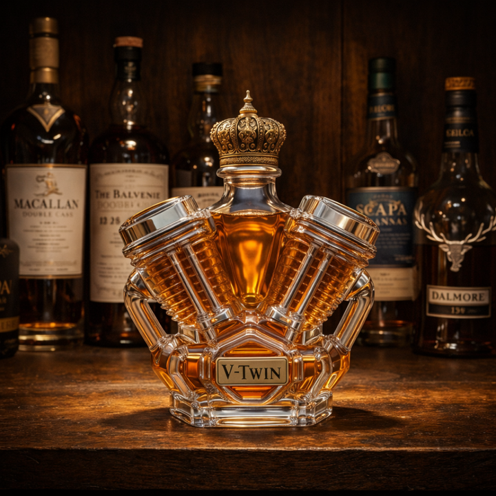 Whiskey Decanter – V-Twin Edition