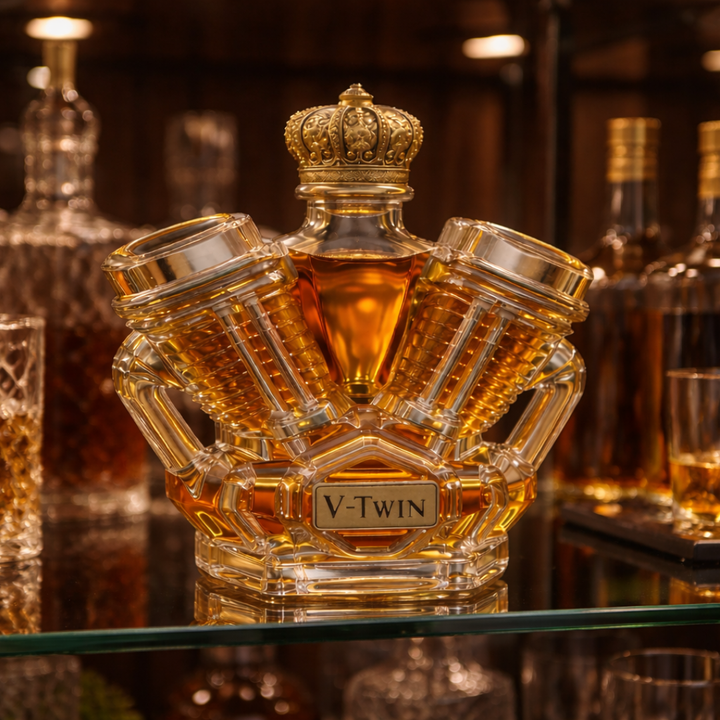 Whiskey Decanter – V-Twin Edition