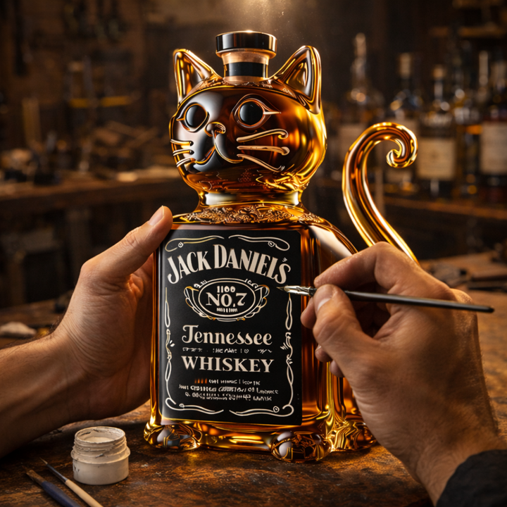 Whiskey Decanter – Cat Edition