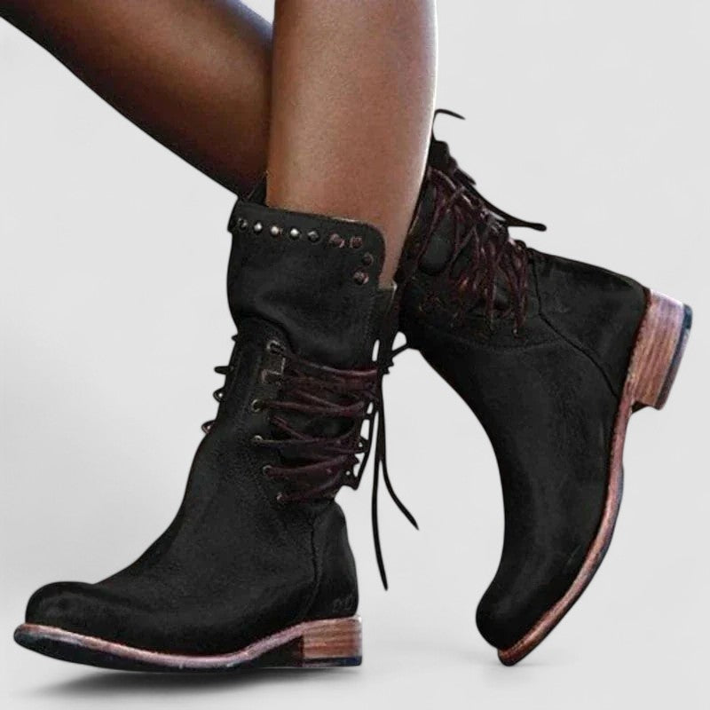 Mae | Lace-Up Ankle Boot