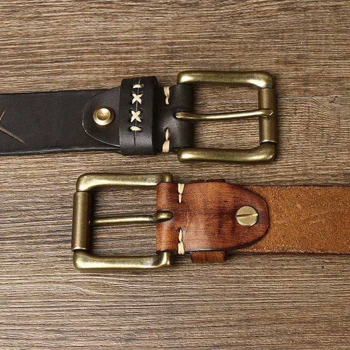 Ceinture en cuir de buffle