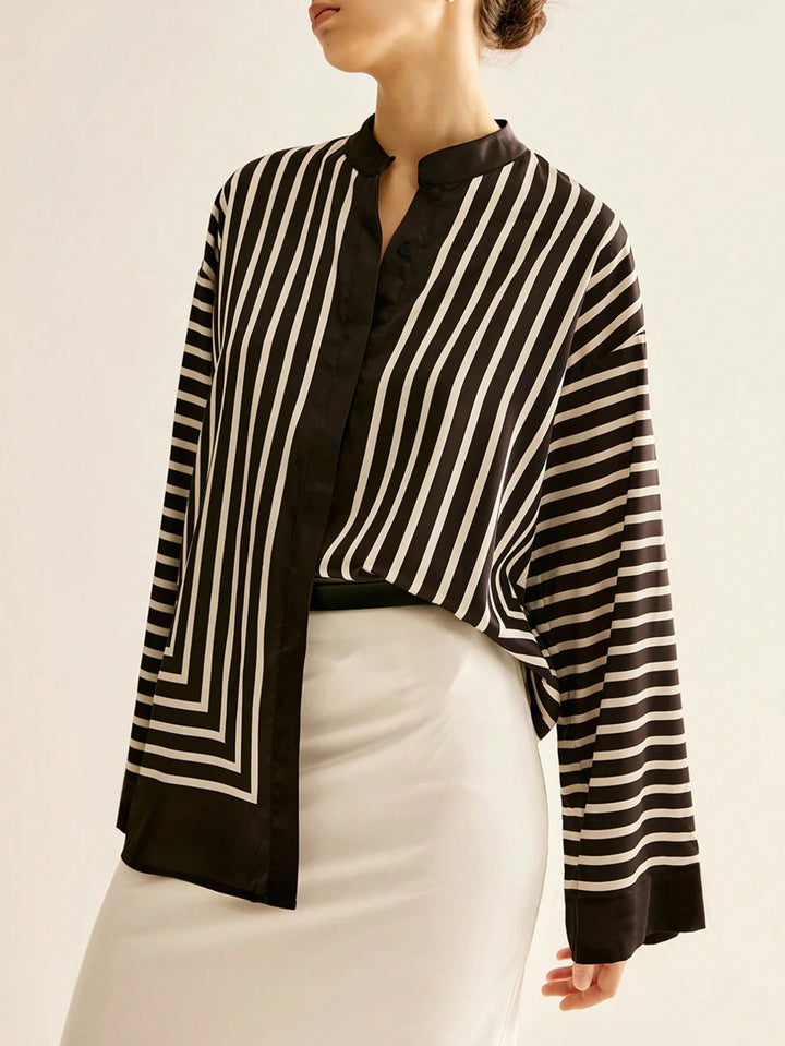 Chemise élégante à rayures