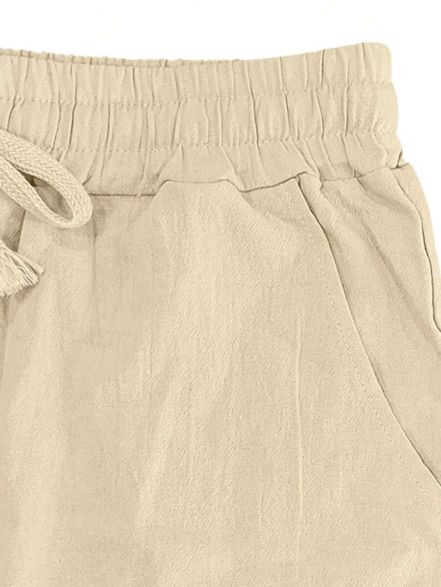 LIGHT LINEN PANTS WITH DRAWSTRING
