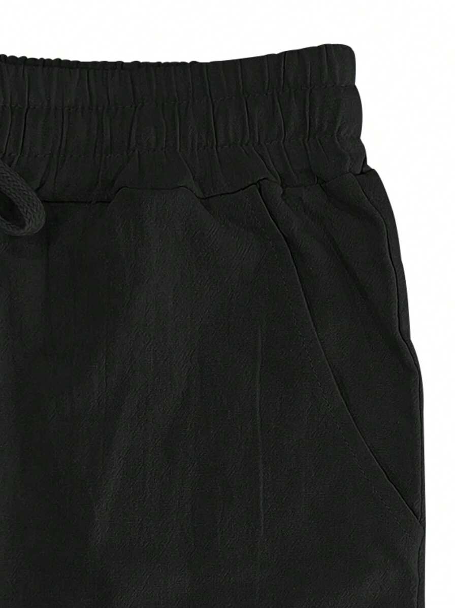 LIGHT LINEN PANTS WITH DRAWSTRING