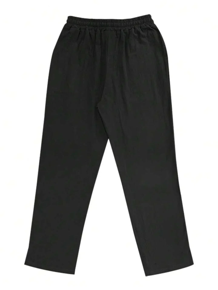 LIGHT LINEN PANTS WITH DRAWSTRING