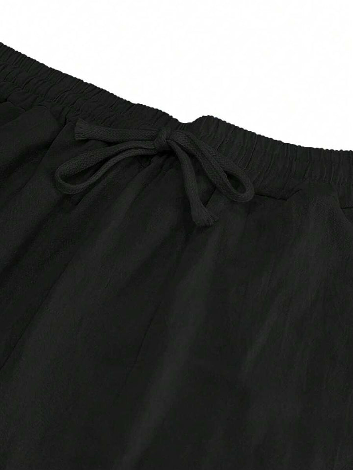 LIGHT LINEN PANTS WITH DRAWSTRING