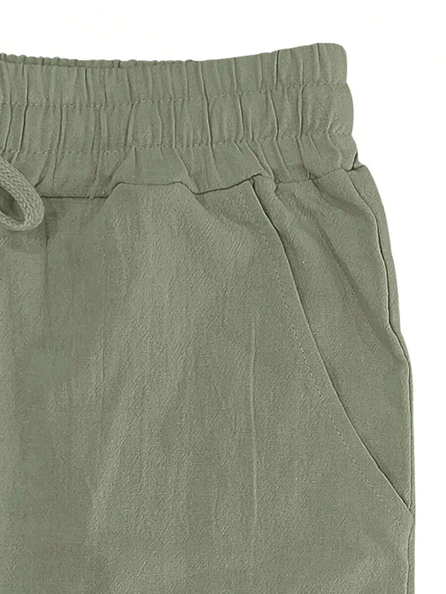 LIGHT LINEN PANTS WITH DRAWSTRING