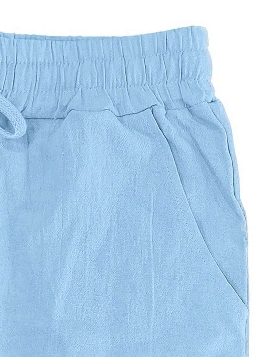 LIGHT LINEN PANTS WITH DRAWSTRING