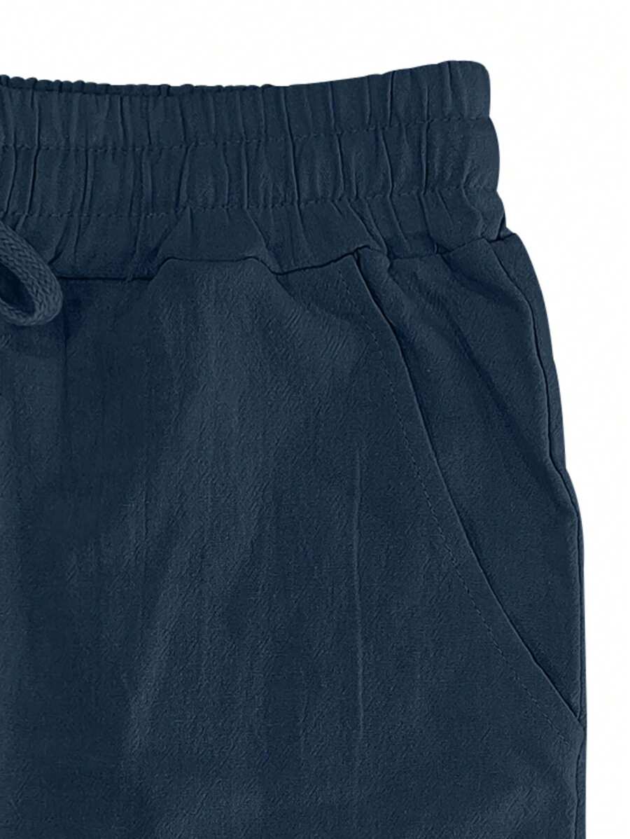 LIGHT LINEN PANTS WITH DRAWSTRING