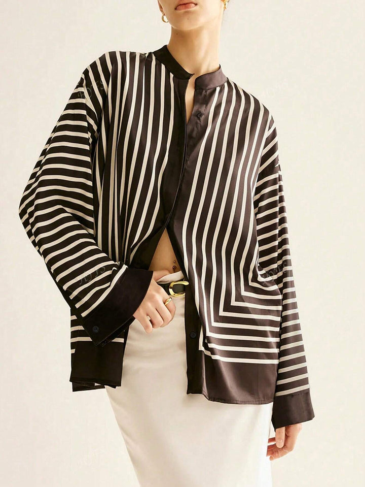 Chemise élégante à rayures