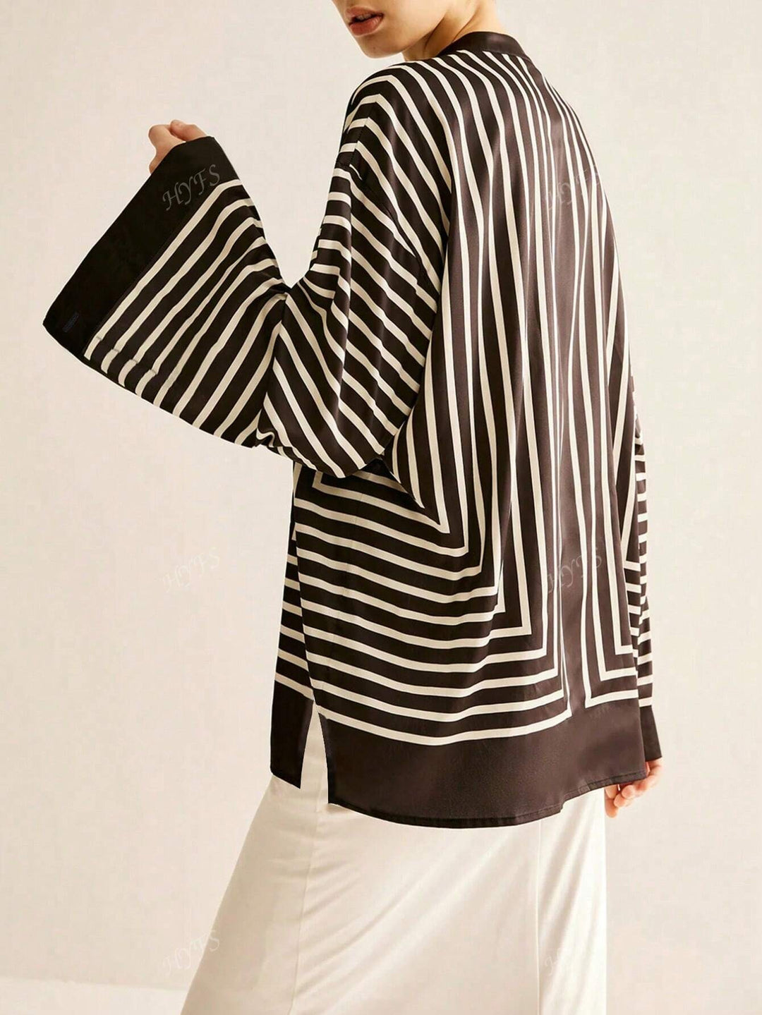 Chemise élégante à rayures