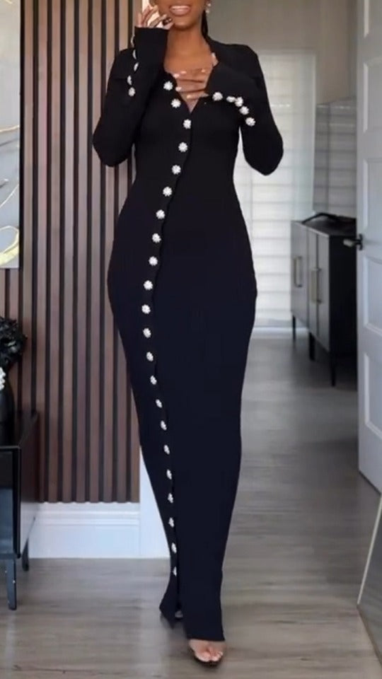 Robe en tricot ajustée