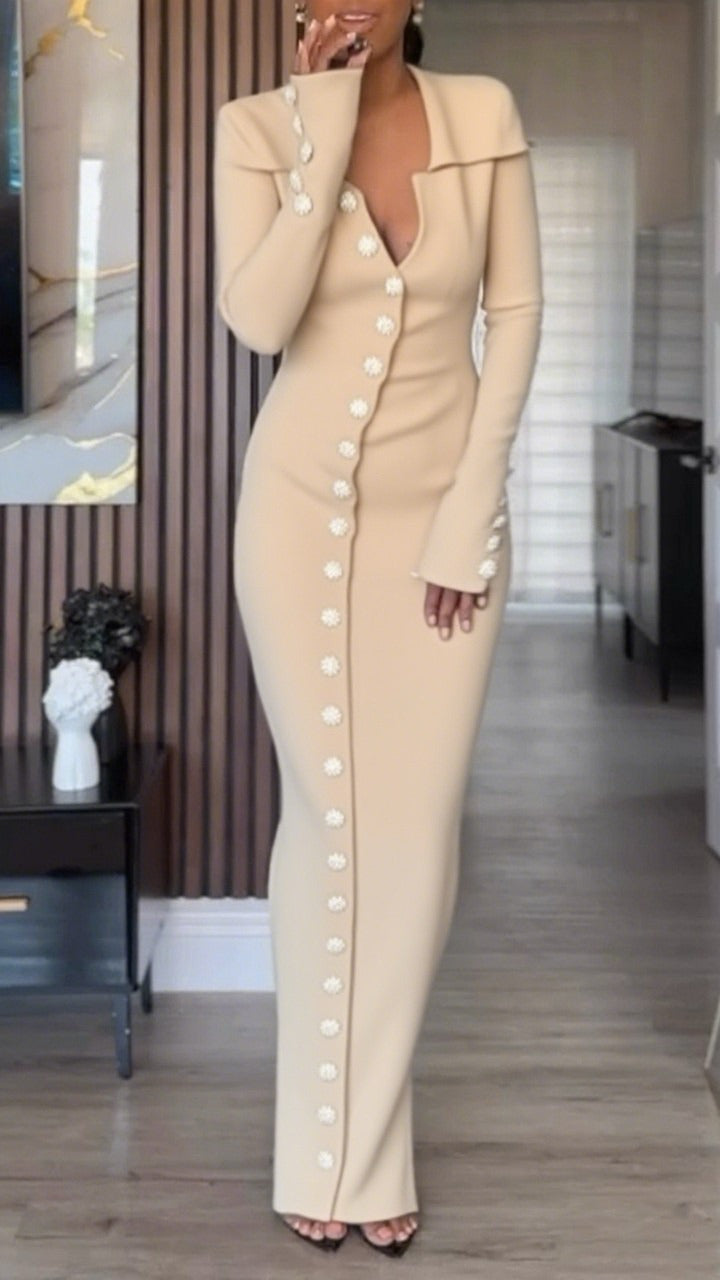 Robe en tricot ajustée