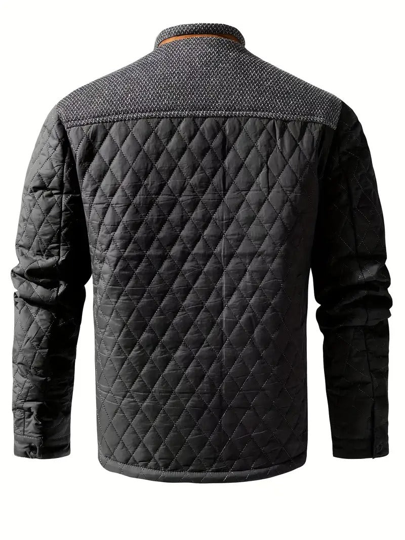 Veste matelassée chaude à col montant