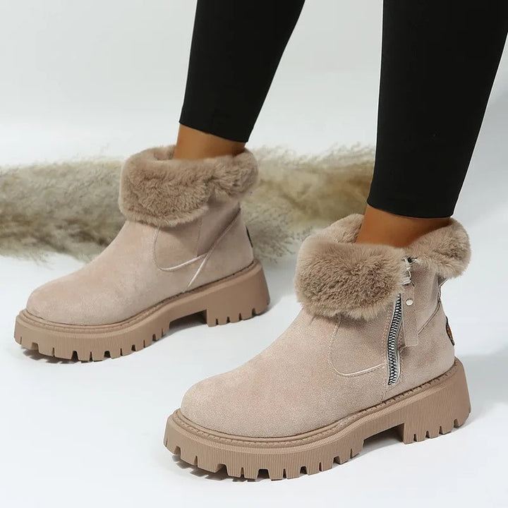 Bottes d'hiver confortables et chaudes