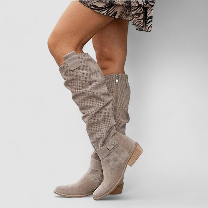 Hazel | Slouch Knee-High Boot