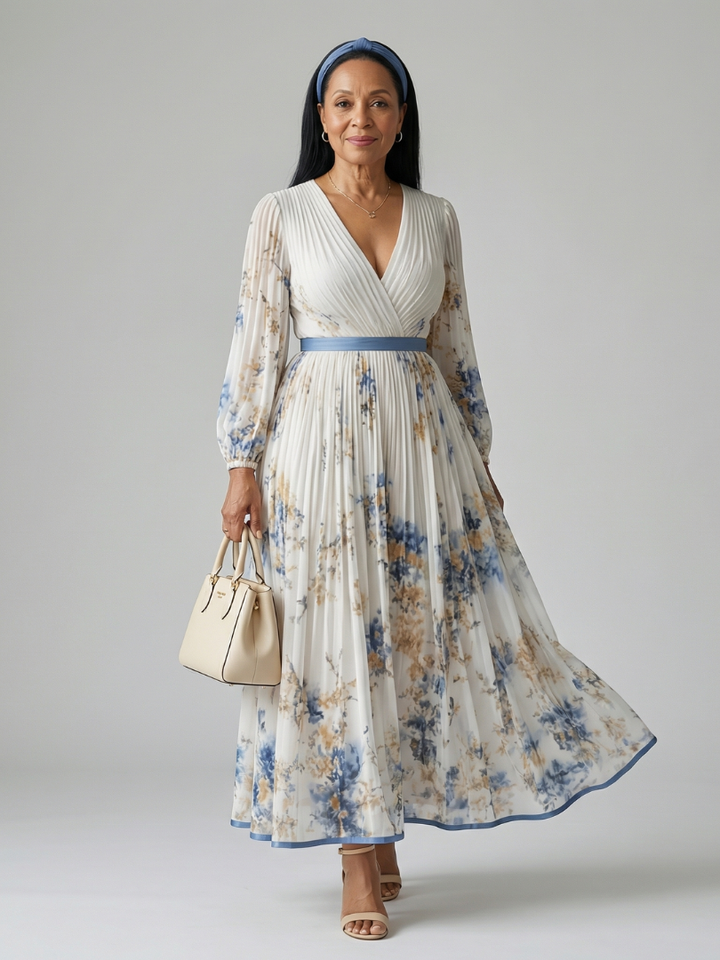 Teresa | Draped Midi Dress