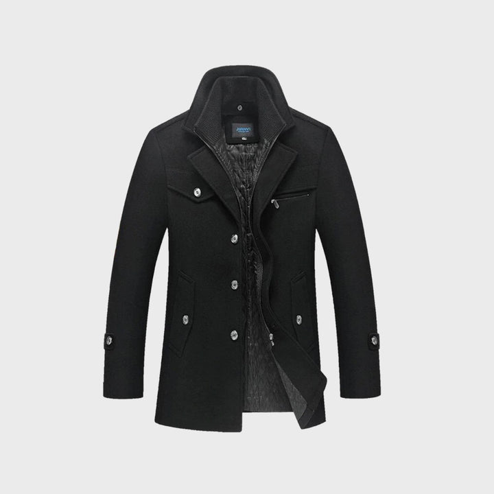 Manteau classique en laine